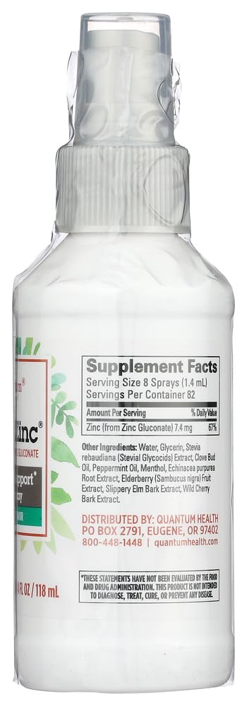 Amazon.com: Quantum Thera Zinc Spray Echinacea & Elderberry